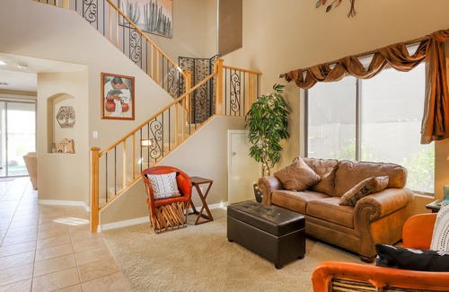 Gold Canyon House | Enchanting home with pool, enclosed yard, grill, patio, central AC & washer/dryer