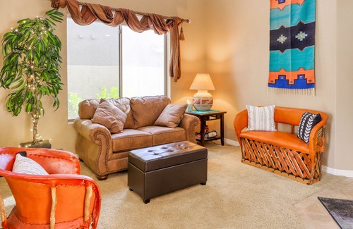 Gold Canyon House | Enchanting home with pool, enclosed yard, grill, patio, central AC & washer/dryer