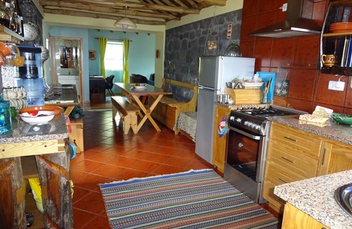 Santo Amaro House | Enchanting view from the balcony of beautifully restored "Adega Baia do Canto".