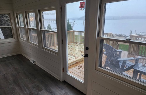 Delton House | Enjoy a freshly remodeled cottage with a large beach and plenty of parking.