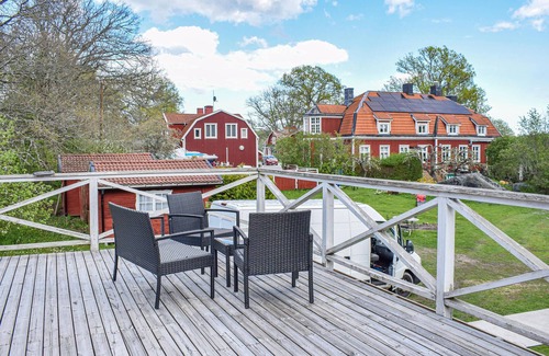 Hjorted House | Enjoy an unforgettable stay in this inviting vacation home with some sea view.