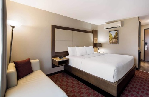 Calgary Hotel | Enjoy in Spacious Room with Swimming Pool and Mountain Scenery