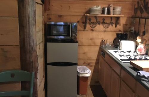 Trumansburg Cabin | Enjoy lake views as you relax on the porch!