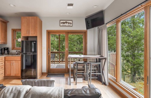 The Woods Cabin | Enjoy Mountain Views, Fire Pit, Grill, Deck & WiFi