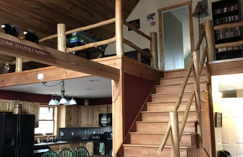 Slaty Fork Cabin | Enjoy private.beautiful… large house with outdoor hot tub and sauna !