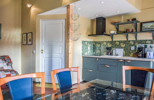 Alstugorna House | Enjoy refreshing dips in the pool in this vacation home.