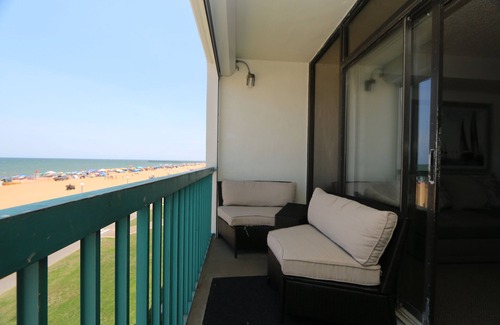 Northeast Virginia Beach Condo | Enjoy Sunrise and dolphin's swimming every morning from your personal balcony!