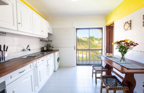 Foz do Arelho Condo | Enjoy Sunset Lagoon Views In Spacious Condo Steps Away From Beach & Village