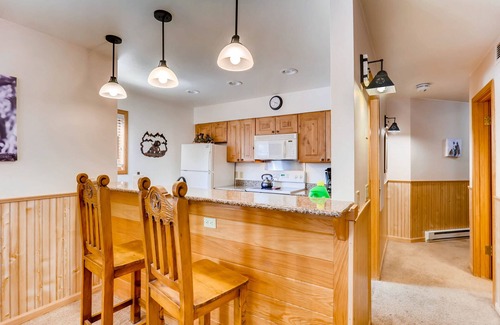 Mountain House Condo | Enjoy this mountain view condo with a shared pool/hot tub - walk to lifts
