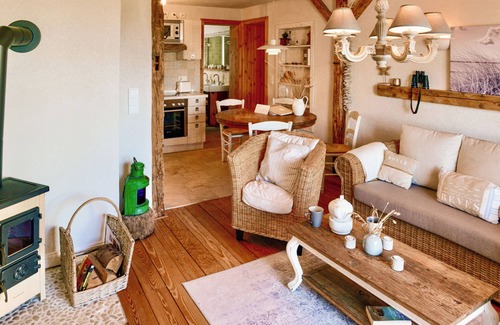 Fehmarnsund Apartment | Enjoy your vacation: Terrace, fireplace & sea view at BEACHHOUSE-Fehmarn -Ostwind