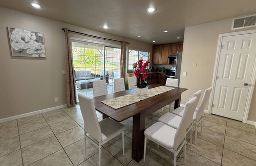 Rowland Heights House | Entire 4 LG Queen BED with large Pool, patio, BBQ, Firepit good for Summer!