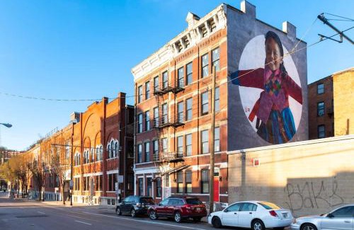Over-the-Rhine Apartment | Entire Historic Building Sleeps 30