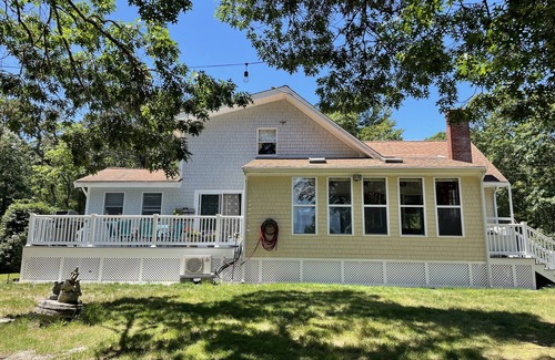 Wareham House | Entire Private Home on Secluded 6 Acre Lot with Water View Near Beaches