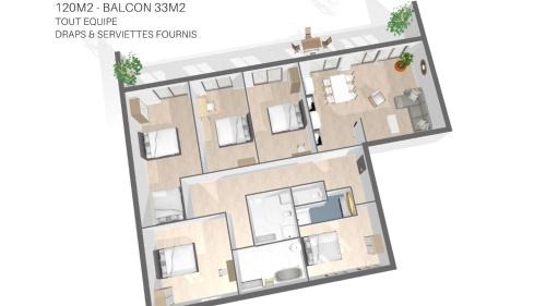 Saint-Rambert Apartment | "Envie Lyonnaise" Location - 14 personnes - Terrasse - WIFI fibre optic
