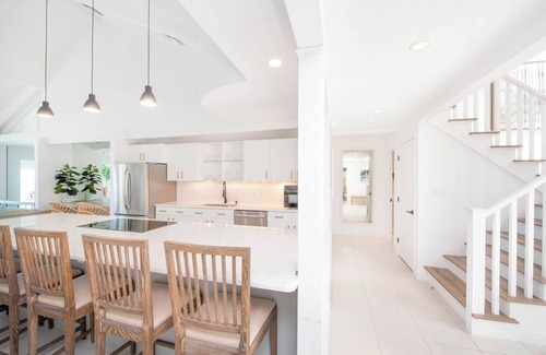 North Side House | Envision: Renovated Beach Villa w/Private Pool, Jacuzzi, & Backyard Snorkeling