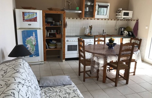 Brando Apartment | ERBALUNGA Cap Corse: T 2 all comfort Ground floor SEA VIEW, SWIMMINGPOOL ACCESS