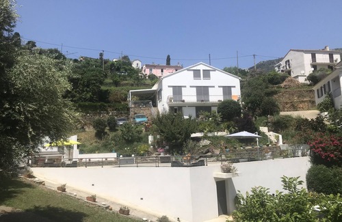 Brando Apartment | ERBALUNGA Cap Corse: T 2 all comfort Ground floor SEA VIEW, SWIMMINGPOOL ACCESS