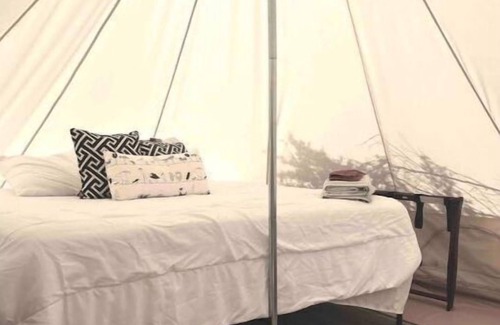 Boerne RV Rental | Escape The City in Your Private TX Hill Country Glamping Tent under the Stars