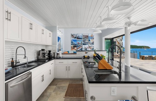 West End Villa | Escape to Hawksbill House: your oceanfront villa, private dock in Tortola, BVI
