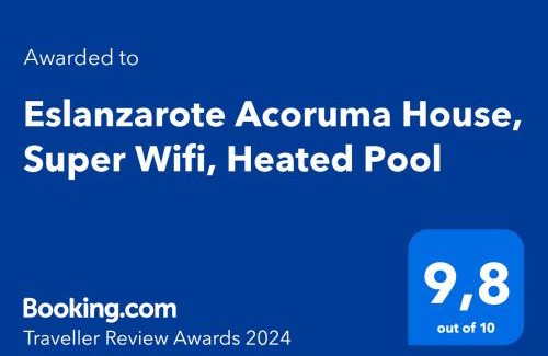 Guime Villa | Eslanzarote Acoruma House, Super Wifi, Heated Pool