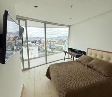 La Carolina Apartment | Estadía de lujo en Quito Ideal para parejas o reuniones