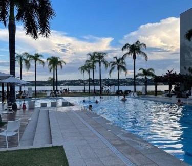 Brasilia Apartment | Estiloso Flat Brisas do Lago com terraço