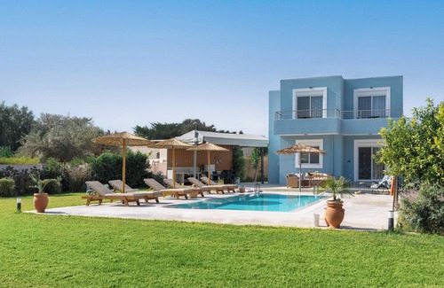 Afandou Villa | Ethria Pool Villa with heated jacuzzi
