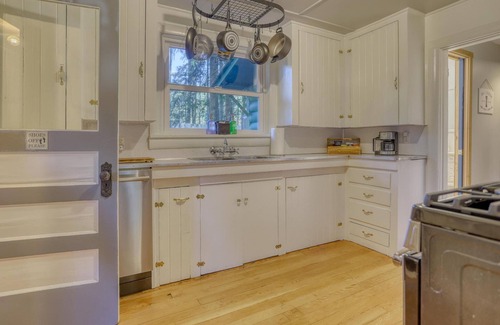 Rhododendron Cabin | EV chargers, AC, Huge Fenced Yard, Last Minute Deals on Sept-Oct Dates!