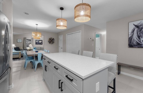Kitty Hawk House | EV Charging Outer Banks Haven Walk to Beach Pet Friendly New Kitchen Outdoors