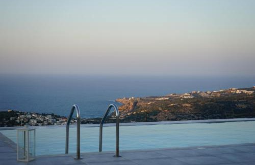 Atsipópoulon Villa | Eva Villas West and East with 2 private infinity pool & and panoramic sea view