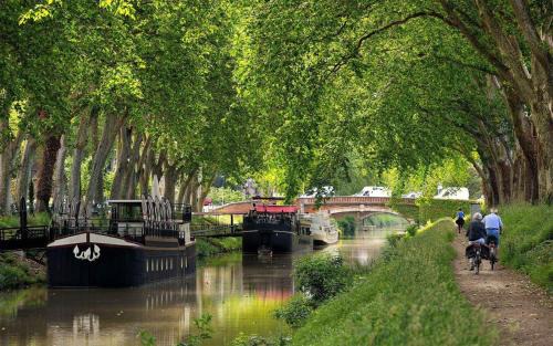 Castelnaudary Apartment | Evasion dépaysante Canal du Midi * Terrasse & SPA