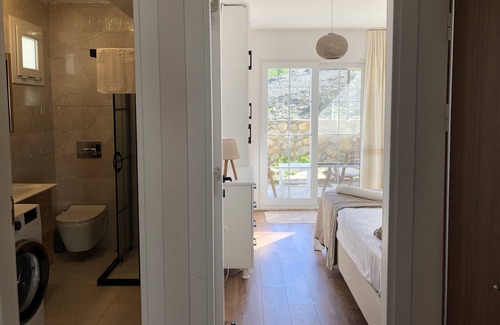 Datca City Center Condo | evdatca, Bahçe Kat, 1+1 daire