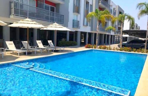Villa Marina Apartment | Excelente Departamento con Alberca cerca de Playa - Residencial Coto Mareta I