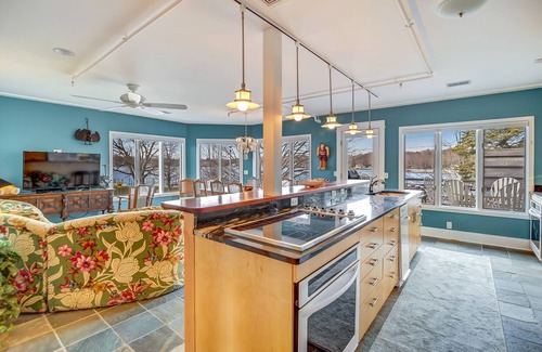 Saugatuck House | Exceptional Harborfront Chef's Kitchen Great deck/harbor views