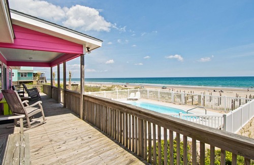 Emerald Isle Cottage | Exceptional Ocean Front Cottage With Pool Perfect For Your Family!