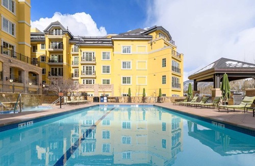 Vail Condo | Exceptional Ritz-Carlton Residence by InvitedHome | Patio, Pool, Hot Tub