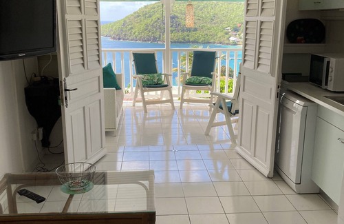 Les Anses-d'Arlets Villa | Exceptional T3 sea view apartment, 5 minutes walk from the beach! And jacuzzi