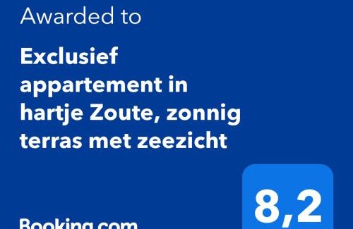 Het Zoute Apartment | Exclusief appartement in hartje Zoute, zonnig terras met zeezicht