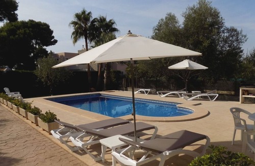 Costa de los Pinos Ski Chalet | Exclusive Costa de los pinos villa 100m from the sea with pool