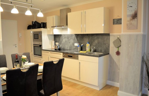 Borgerende Apartment | Exclusive FeWo/2Schlafz./Dream location/barrier-free/beach 200m/washer-dryer/W-LAN