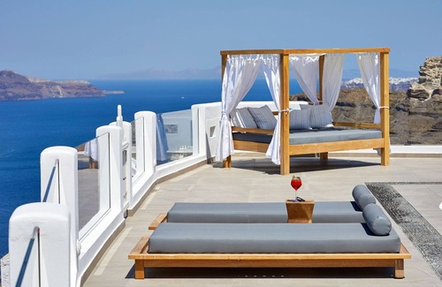 Santorini Villa | Exclusive Santorini Villa | Villa Aetheria| 2 Bedrooms | Private Pool & Hot Tub.