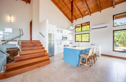 Puerto Carrillo House | Exclusive tropical retreat with astonishing ocean views, pool, partial AC, & W/D