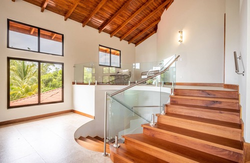 Puerto Carrillo House | Exclusive tropical retreat with astonishing ocean views, pool, partial AC, & W/D