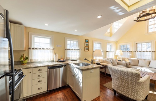 Provincetown Apartment | Exclusive Waterfront & Rooftop Deck at Distinctive West End Two Level Unit