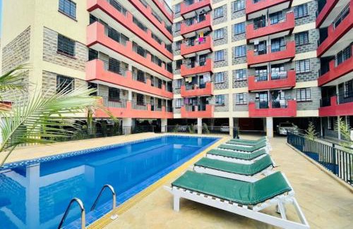 Westlands Resort | Executive 1bedroom Furnished and BnB apartment with GYM,Swimming pool,Cityview - Kitisuru ,Nairobi