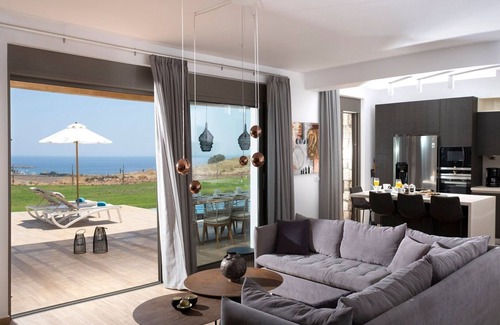 Pefkos Villa | Executive Rhodes Villa | Villa Alkyoni | Rural 3 bedroom Villa with Sea Views |.