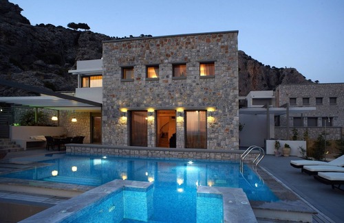 Pefkos Villa | Executive Rhodes Villa | Villa Eleana | 3 Bedroom Stunning Sea Views | Pefkos