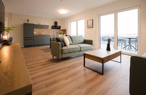 Braunsbedra Apartment | Exklusive Ferienwohnung im Hafen Braunsbedra mit Blick auf den Geiseltalsee