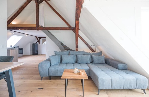 Hattstedtermarsch Apartment | Exklusive Wohnung auf dem Deich an der Nordsee