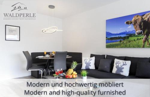 Schonach im Schwarzwald Apartment | Exklusives 5-Sterne Apartment Waldperle mit Indoor-Pool, Sauna, top Lage und Ausblick in die Natur, Hunde willkommen